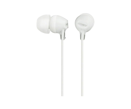 Słuchawki przewodowe Sony MDR-EX15LP Białe